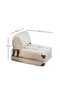 Atelier Del Sofa Fold Teddy - Crema